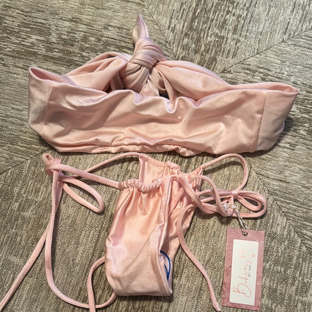 YAS Pink Bikini Set